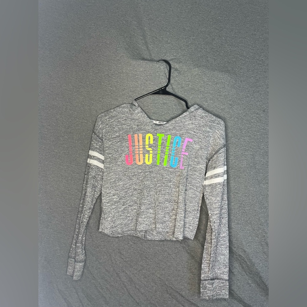 Justice cropped sweatshirt